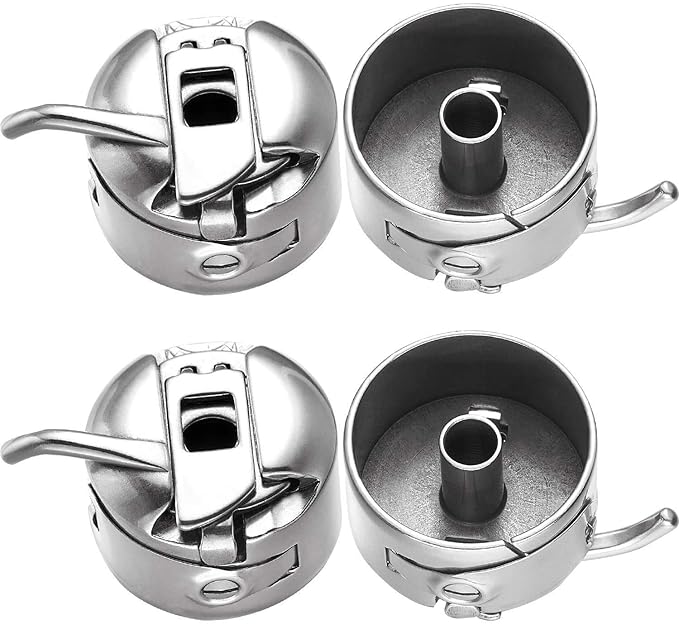 Bobbin Case 2 and 10 Bobbins for Singer/Usha/Vidya/Brother and Compatible with All Domestic Sewing Machines
