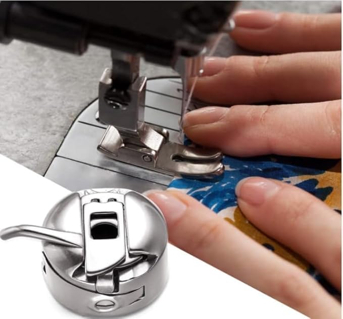 Bobbin Case 2 and 10 Bobbins for Singer/Usha/Vidya/Brother and Compatible with All Domestic Sewing Machines