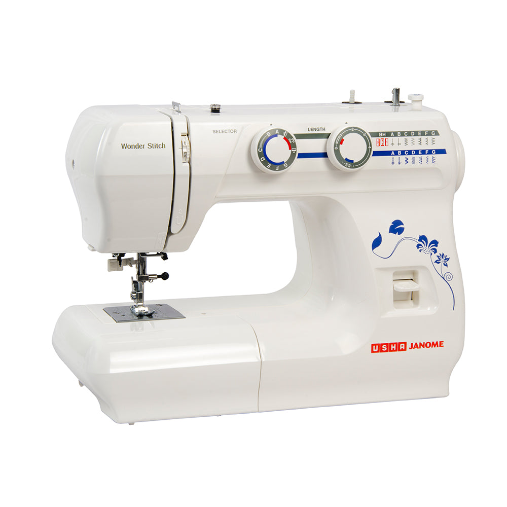 Usha Janome Wonder Stitch Automatic Zig-Zag Electric Sewing Machine