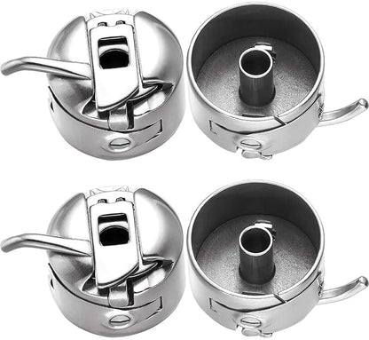 Bobbin Case 2 and 10 Bobbins for Singer/Usha/Vidya/Brother and Compatible with All Domestic Sewing Machines