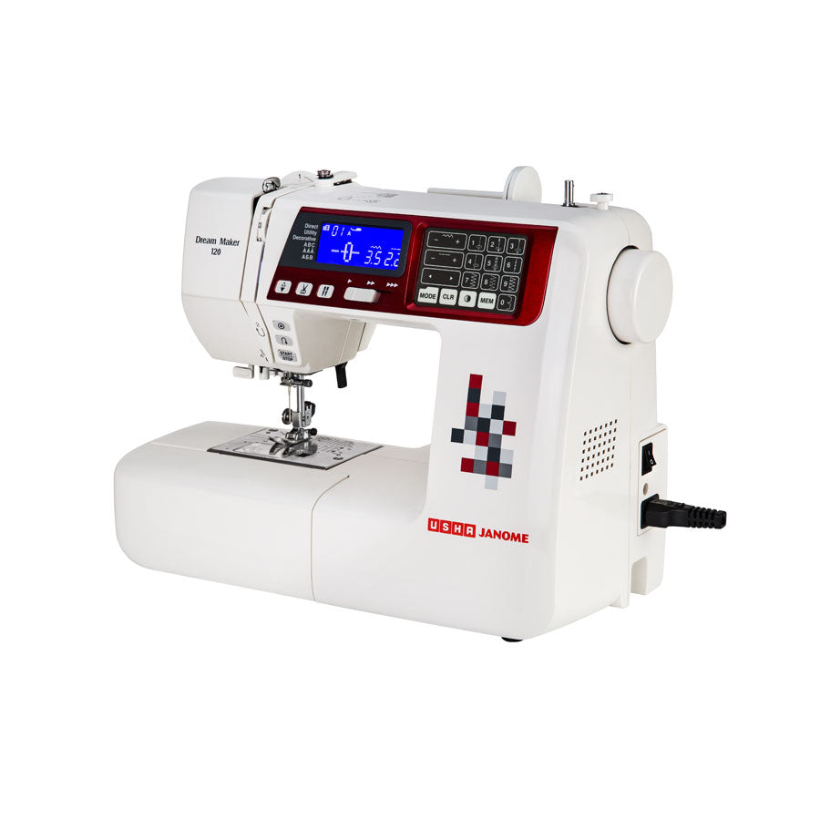 Usha Janome Dream Maker 120 Computerised Sewing Machine