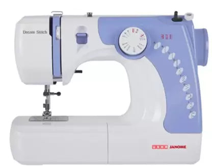 Usha Janome Wonder Stitch Plus with top hard cover